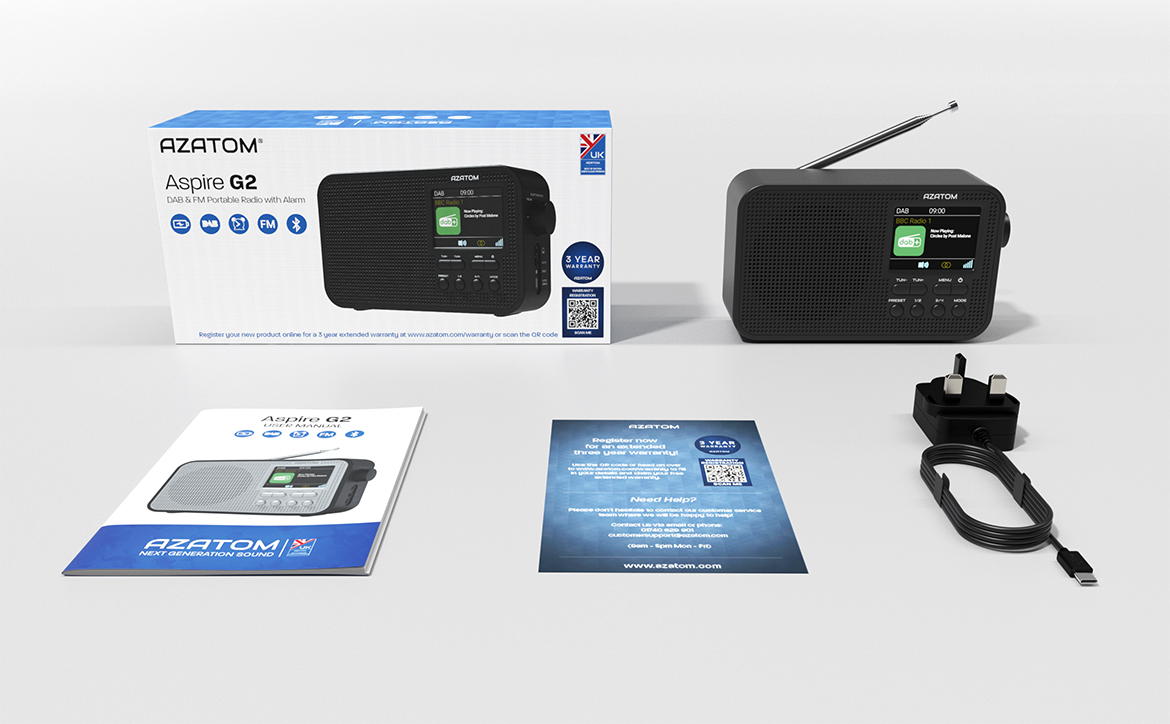Azatom Aspire DAB Radio